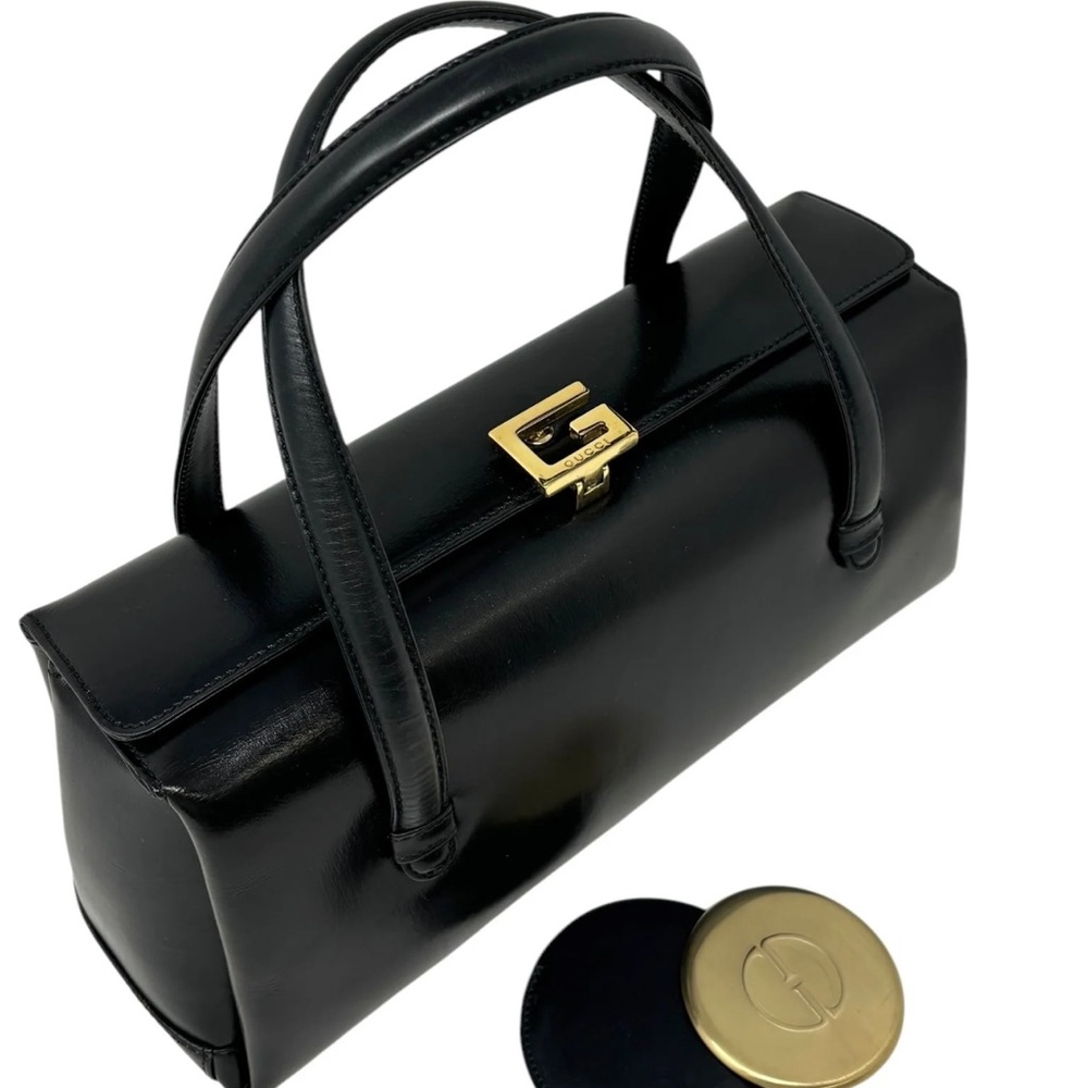 GUCCI BLACK TOP HANDLE BAG